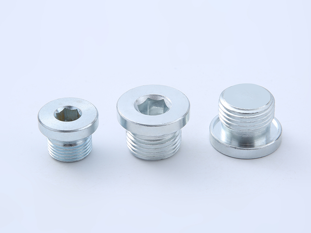 鍍鋅DIN908內(nèi)六角帶盤油塞